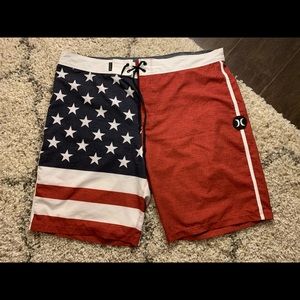Hurley Phantom American Flag boardshorts sz. 36!